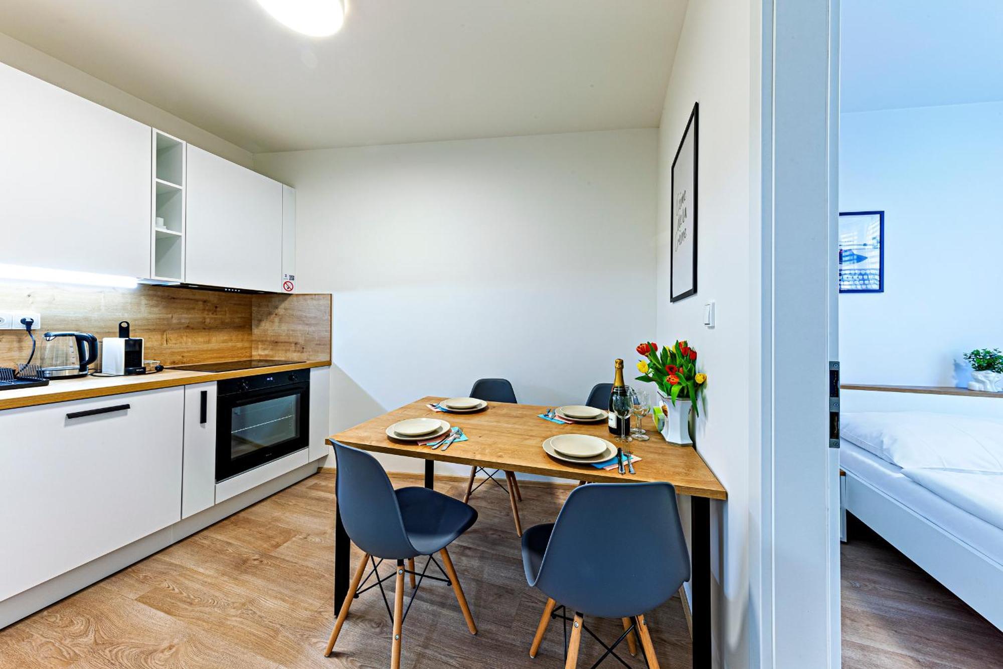 Kora Apartments Andel プラハ エクステリア 写真
